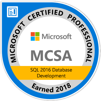 Microsoft Database Developer 2016