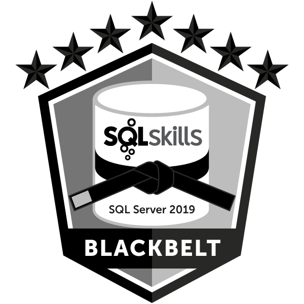 SQLSkills Blackbelt 2019