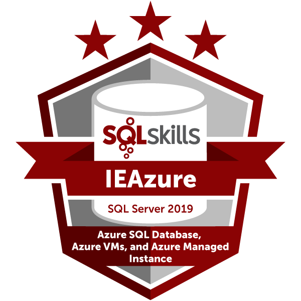 SQLSkills IEAzure Azure SQL training 2019