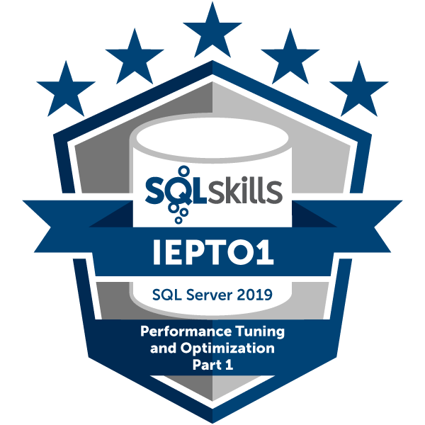 SQLSkills IEPTO1 SQL Server 2019 performance tuning training