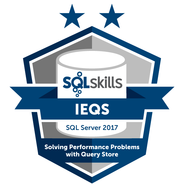 SQLSkills IEQS SQL Server 2017 Query Store training